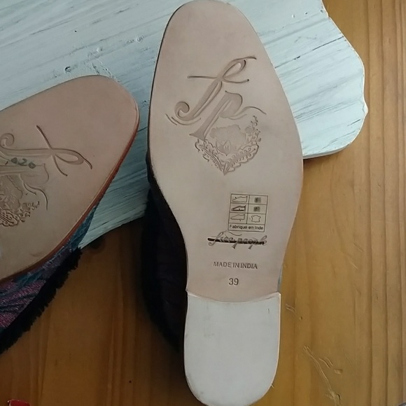 Free people Mules Sherpa lined Butterfly shoes 8.5 - Picture 4 of 4